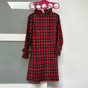 Elizabeth Wilson “Sara Jane shift dress” in red plaid